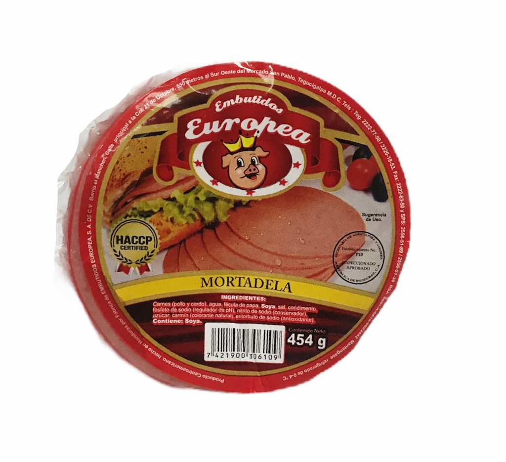 MORTADELA EUROPEA 1 LBR Supermercado El Éxito